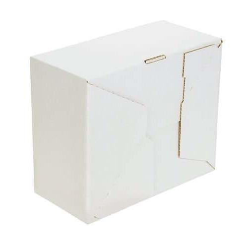 Zásielková krabica s lepiacou a otváracou páskou s automatickým dnom BIELA 300x200x150 mm