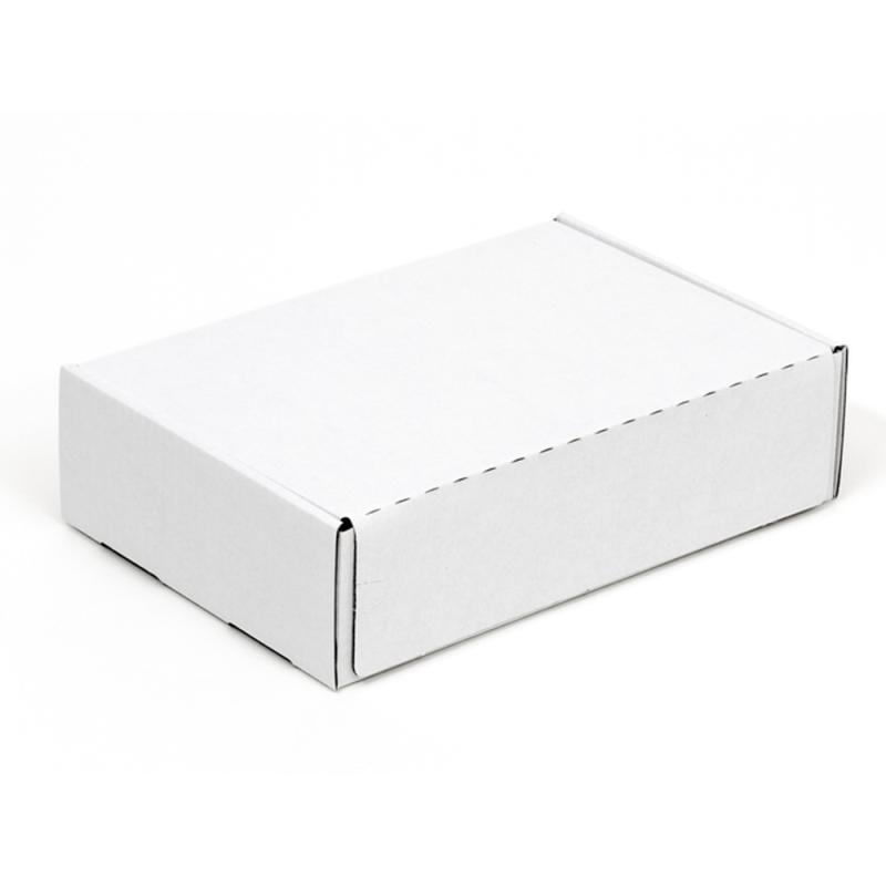 Poštová krabica s lepiacim a otváracím prúžkom 200 x 120 x 80 mm BIELA ELEGANCE